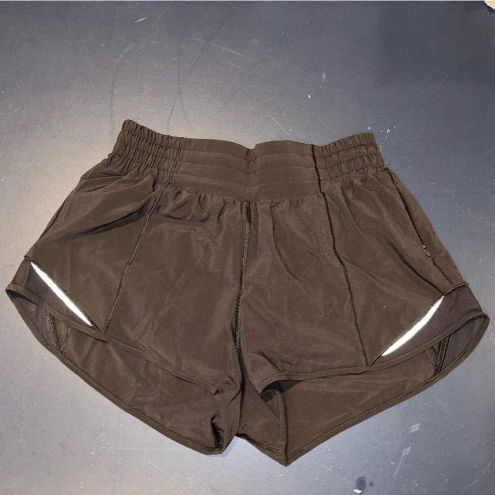 Black lululemon Hotty Hot Shorts